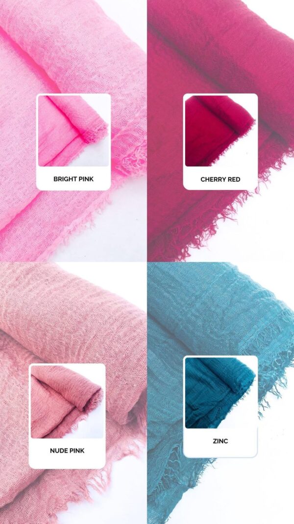 Mauve Crimps Hijab
